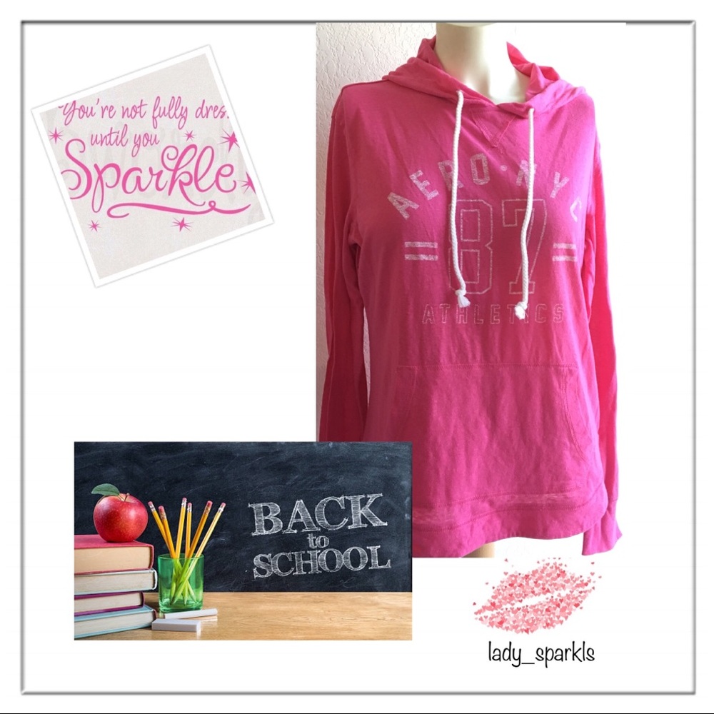 New! Aeropostal Long Sleeve Tee with Hoodie